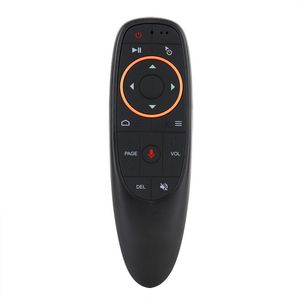 G10 Voice Air Mouse con telecomando per microfono giroscopio wireless a 6 assi da 2,4 GHz per Smart TV Android Box PC