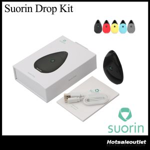 Authentic Suorin Drop Starter Kit All in One Style Vaping Kit bestående av ml patron och mAh batteri Original DHL gratis