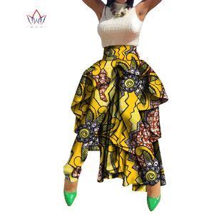 Brw 2017 New Autumn African Wax Print Byxor Dashiki Lång längd Traditionell Afrika Kläder Bazin Plus Storlek Tuxedo Byxor WY758