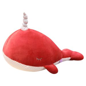 Wholesale korea cute toy for sale - Group buy narwhal animals doll whale plush toy cute girl sleeping pillows big soft shark dolphin dolls Korean cute dolls inch cm DY50312