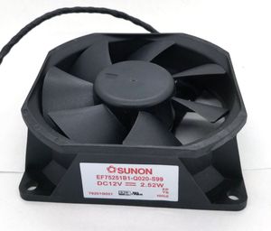 Новый оригинальный Sunon EF75251B1-Q020-S99 DC12V 2,52 Вт 75*75*25 мм 4LINE Proctor Project Proctor Fan Fan