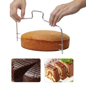 Adjustable Stainless Steel Cake Slicer Leveler Made of high-quality stainless steel, lightweight and durable to use
