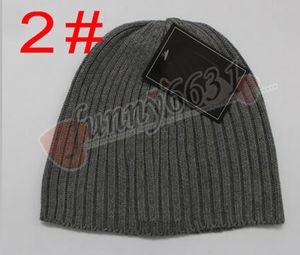 10st WImter Höst Po Kvinnor Woolen Hat Man Modehattar Cykling Utomhus för att hålla varma Beanie Knitting Hat 5Colors Unisex Gratis frakt