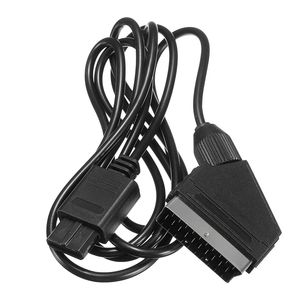 1.8m RGB Scart AVケーブルスーパーファミコムSNES N64 GameCube NGC Audio Video Cables Lead DHL FedEx UPS無料配送