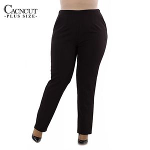 Cacncut 2018 primavera nova cintura alta casual calça grande tamanho para mulheres soltas soltas longas calças femininas verão calças chiffon 6xl