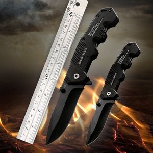 A Faca Camping Folding Pocket Knife Set lâmina de aço inoxidável Tactical EDC, Outdoor Gear