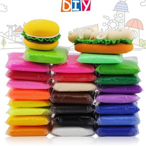 12 pçs / lote 20g 12 cores DIY Seguro e Nontoxic Mallable Fimo Polymer Clay Playdough Soft Power Toys Set presentes para crianças