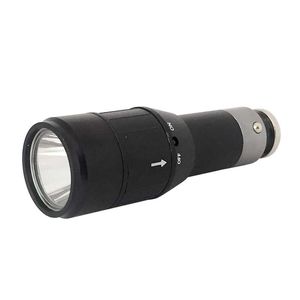 500 Lumens Cigarette lighter flashlight torch Q5 car light built in 1200mah rechargeable 16340 battery Mini Lamp lanterna tatical