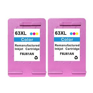 2 PK Ink Cartridges for HP 63XL Envy 4520 Officejet 2133 2134 2130 3631 3636 3633 3632 3630 3634