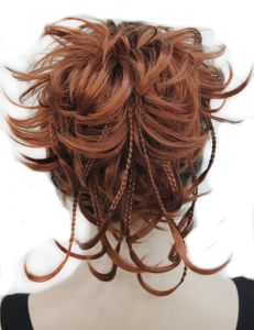 StrongBeauty синтетические DIY волос Красный блондинка коричневый черный Кос шнурок хвост клип в/на шиньоны 17 цветов