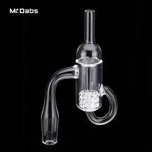 Quartz Diamond Loop Banger Nail Oil Knot Recycler Smoking Accessories Carb Cap Dabber Insert Bowl for Water Pipes at mr_dabs