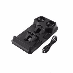 Freeshipping 4 W 1 Szybka Ładowarka Dock Stand Stand dla sterownika PS Move / PS4