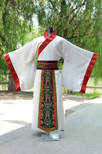 Costume cinese antico da uomo per spettacoli teatrali per uomini della dinastia Tang Costume Hanfu, abito in raso tradizionale cinese 8