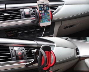 Universal Car Phone Holder 360 Degree Adjustable Car Air Vent Mount GPS Stand Smart Phone Holder For iPhone Samsung Xiaomi