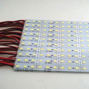 100pce 100cm SMD 5630 DC 12V highlight LED Rigid Strips 72leds red blue green pink for decorative lighting