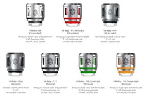 Smok TFV12 Baby Prince Coil T12 Light 0.15ohm/ V8 Baby Q4 0.4ohm /T12 0.15ohm /Mesh Strip 0.15ohm Replacement Coil