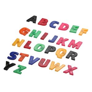26pcs Colorful Plastic Alphabet Block Baby Educational Toy Used As Fridge Magnets Alphabet Learning and Education Toys for Baby
