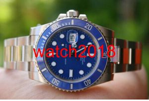 Szczegóły o Sapphire 40 mm Blue Bezel Dial 116619 Niemożne automatyczne sportowe sportowe zegarki na nadgarstki Plik 0riginal Plik