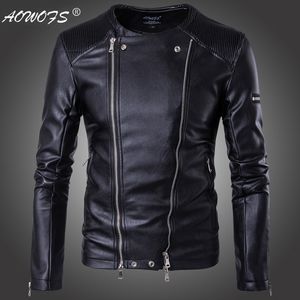 Wholesale- Avirex  flight jacket fur collar genuine leather jacket men winter dark brown sheepskin coat pilot bomber jacket