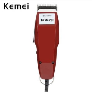 Kemei KM-1400 Electric Hair Trimmer Professionell Hårklippare Haircut Justerbar Blade Hair Cutting Machine Tool + 2 Guide Combs