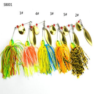 DHL Metal sequins bait Beard Fishing Lures FisBlack Feather Hooks 16.3g Simulation bait Multi specification Lead bait New Design