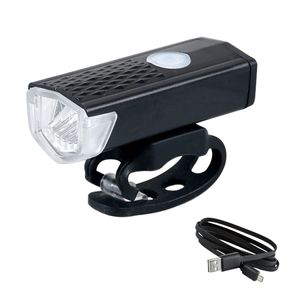 300LM Rechargeable USB LED Bicycle Bike Flashlight Lamp Front Bicycle Cycling Light Headlight luz bicicleta usb