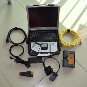 Diagnostisk systembilverktygstjänst för BMW ICOM A2 med SSD 720G Laptop CF30 RAM 4 G Toughbook redo att använda
