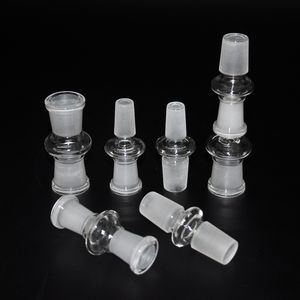 Adattatore di vetro prezzo di fabbrica Adattatore DropDown di vetro all'ingrosso con adattatore maschio-maschio adattatore maschio-femmina 14mm 18mm Bong di vetro