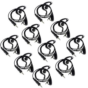 10pc G-Shape PTT MIC Auricolare Auricolare per Vertex YAESU VX-6R VX-7R VX-177 VX-170