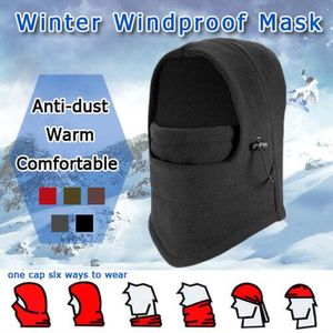 Marke Neue Thermische Haube Outdoor Radfahren Ski Winter Winddicht Volle Gesicht Maske Hut Acht Farben Drop Shipping