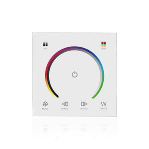 10 шт. 86 панель светодиодные диммеры полноцветные RGB RGBW Dimmer сенсорная панель DC12V-24V для 5730 2835 5050 Гибкая полоса