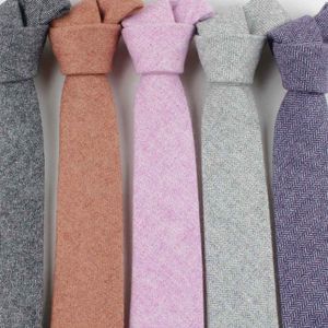 TAGER WILEN Brand Fashion Wool Ties Brand Popular Solid Necktie Cravats For Men Suits Tie For Wedding Business Men's Wool Tie265y