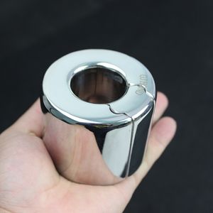 20 Sizes Cockrings Stainless Steel Scrotum Pendant Ball Stretchers,Penis Ring,Extrusion Testicle Pendants Cock Ring Sex Toys for Men BB-205