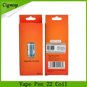 VAPE PEN 22 Replacement Coils 0.25 0.3ohm For V APE PE N 22 Kit with DHL 0266128