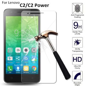 Premium Tempered Glass Screen Protector For Lenovo C2 C2 Power K10a40 inch Toughened Protective Film Glass With Retail Package