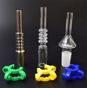 넥타 컬렉터 쿼츠 팁 티타늄 팁 10mm 14mm 18mm 쿼츠 네일 Nector Collector kit 용 티타늄 네일