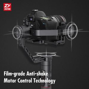 Zhiyun Crane 2 3-osiowy gyro stabilizator ręczny gimbal z kontrolą fokusa w czasie rzeczywistym 3,2 kg dla kamery DSRL przez DHL