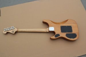 2013 nyfödda träfärg tremolo elektrisk gitarr