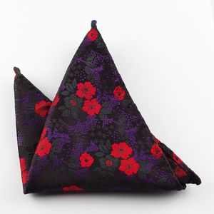 10 sztuk Paisley Jedwabne Chusteczki Tkane Zwierząt Wzór Hanky ​​Mężczyźni S Business Casual Kwadratowe Kieszenie Chusteczki Wedding Hankies