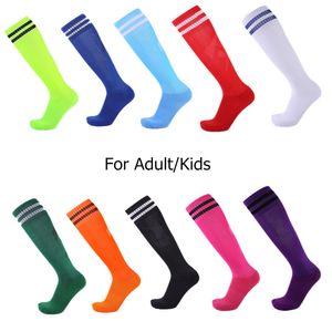 Men Women Kids Professional Sports Soccer Socks Breathable Knee High Sock for Children Adult Basketball Running Football Socks