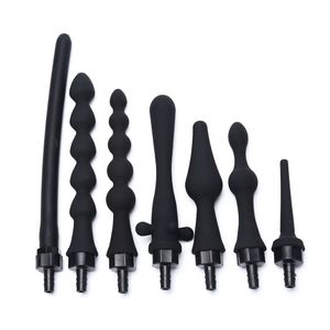 Shower Douche Vagina Cleaning silicone enema syringe system butt plug anal beads nozzles tip attachment Sex Products S924