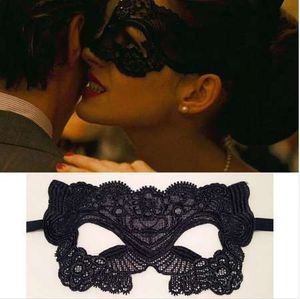 Sexy preto laço oco máscara óculos nightclub moda rainha sexo feminino lingerie lingerie máscaras de olho para máscara de festa de máscaras