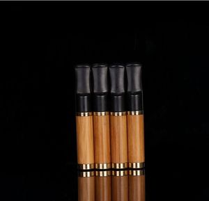 Copper head pull rod 8mm filter nozzle can clean circulating bamboo joint plastic head natural cigarette holder.