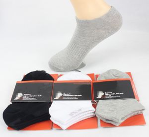 Homens Atacado ativos Socks homens Preto Branco Cinza Algodão Meias elásticas Cheap 5pcs meias Confortável