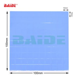 高品質10mm×10mm * 1mm 100個のサーマルパッドGPU CPUヒートシンクの冷却導電性シリコーンパッドなし100 x 100 x 0.5 mm