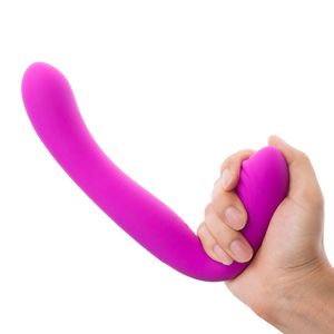 ORGART New 30 modalità vibrante strapon dildo senza spalline, cinturino lesbico ricaricabile su pene a doppia estremità, giocattoli sessuali per donna C18111201