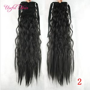 natural wave ombre color Hair Pony Tail Hairpieces Drawstring Ponytails comb ponytail curly blonde hair extension clip in hair extensions