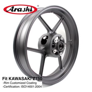 Arashi Z750 Front Wheel Rim لكاواساكي Z 750 2007 2008 دراجة نارية زينة CNC الألومنيوم