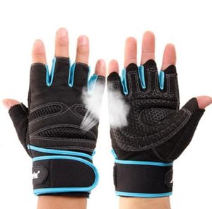 Gym Gloves With Wrist Support Men Women Body Building Sports Fitness WeightLifting Gloves Custom Exercise Gym Glove Half Finger