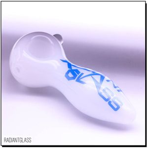 Pipes smoking spoon mix color glass with different logo pipe value pack